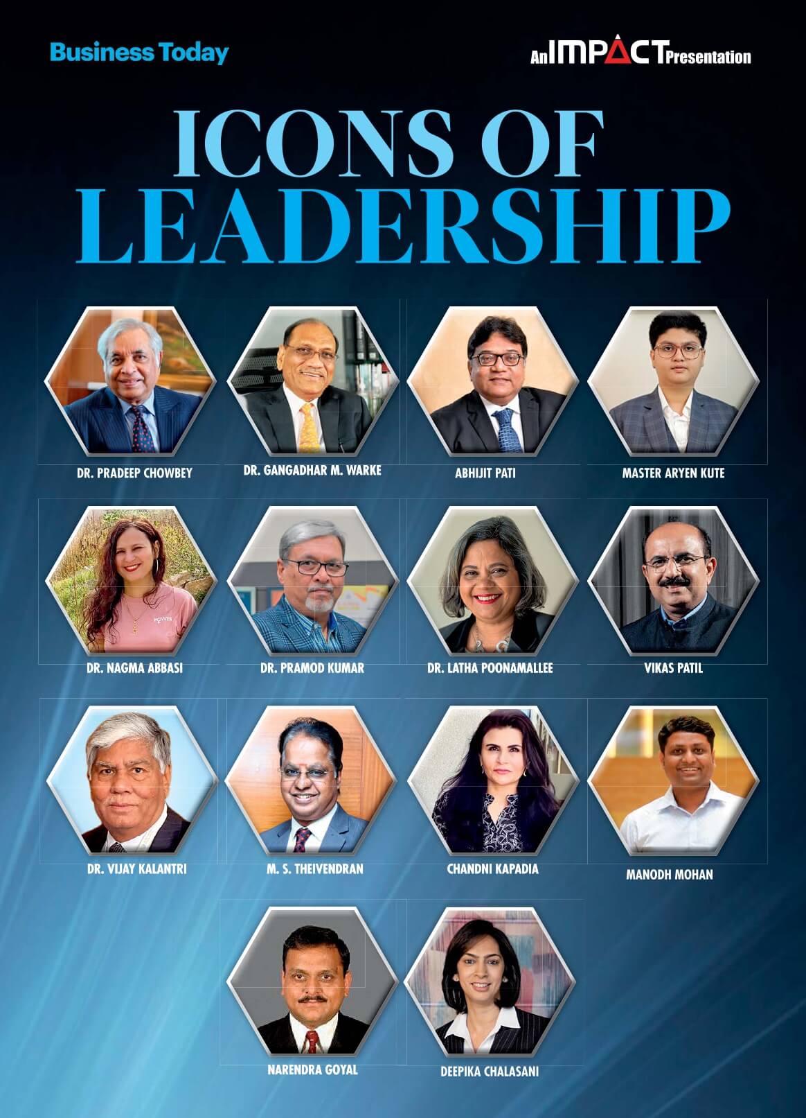 Master Aryen Suresh Kute featured as “Icons Of Leadership” in Business Today magazine